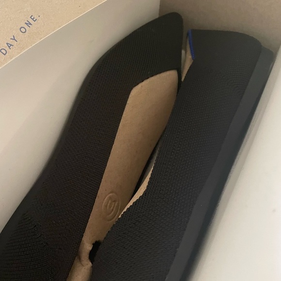 ROTHY’S the point flats black 7 - Picture 6 of 8